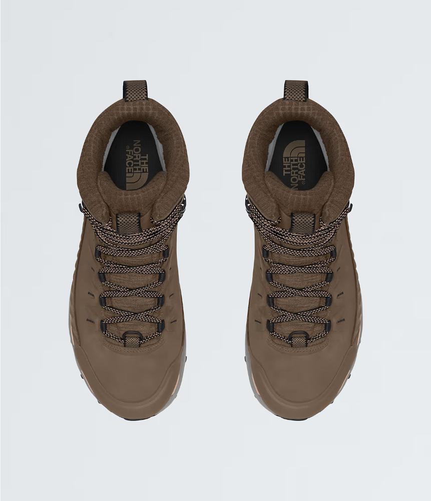 The North Face - VECTIV Fastpack Insulated Waterproof Hiking Boots - Women's - Bipartisan Brown/Meld Grey