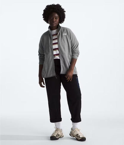 The North Face - Plus Glacier Fleece Jacket - Women's - Cyber Berry-TNF