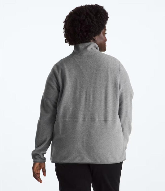 The North Face - Plus Glacier Fleece Jacket - Women's - Cyber Berry-TNF