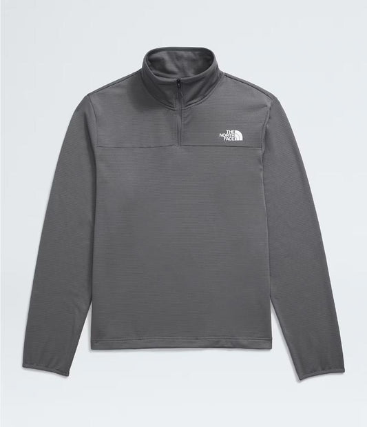 The North Face - Cedar Trail Grid Fleece 1/4 - Men's - Smoked Pearl