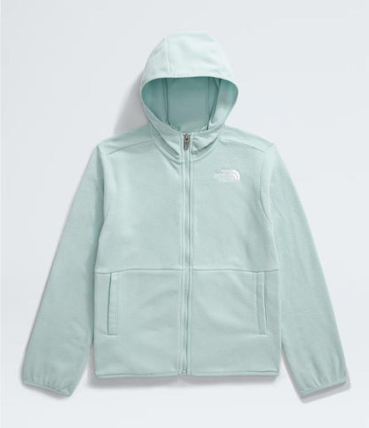 The North Face - Glacier Full Zip Hooded Jacket - Teen - Cyber Pink