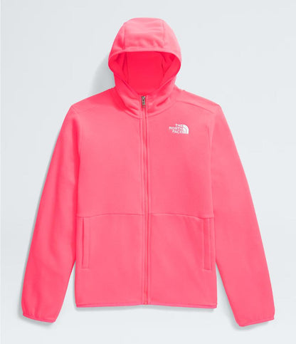 The North Face - Glacier Full Zip Hooded Jacket - Teen - Cyber Pink