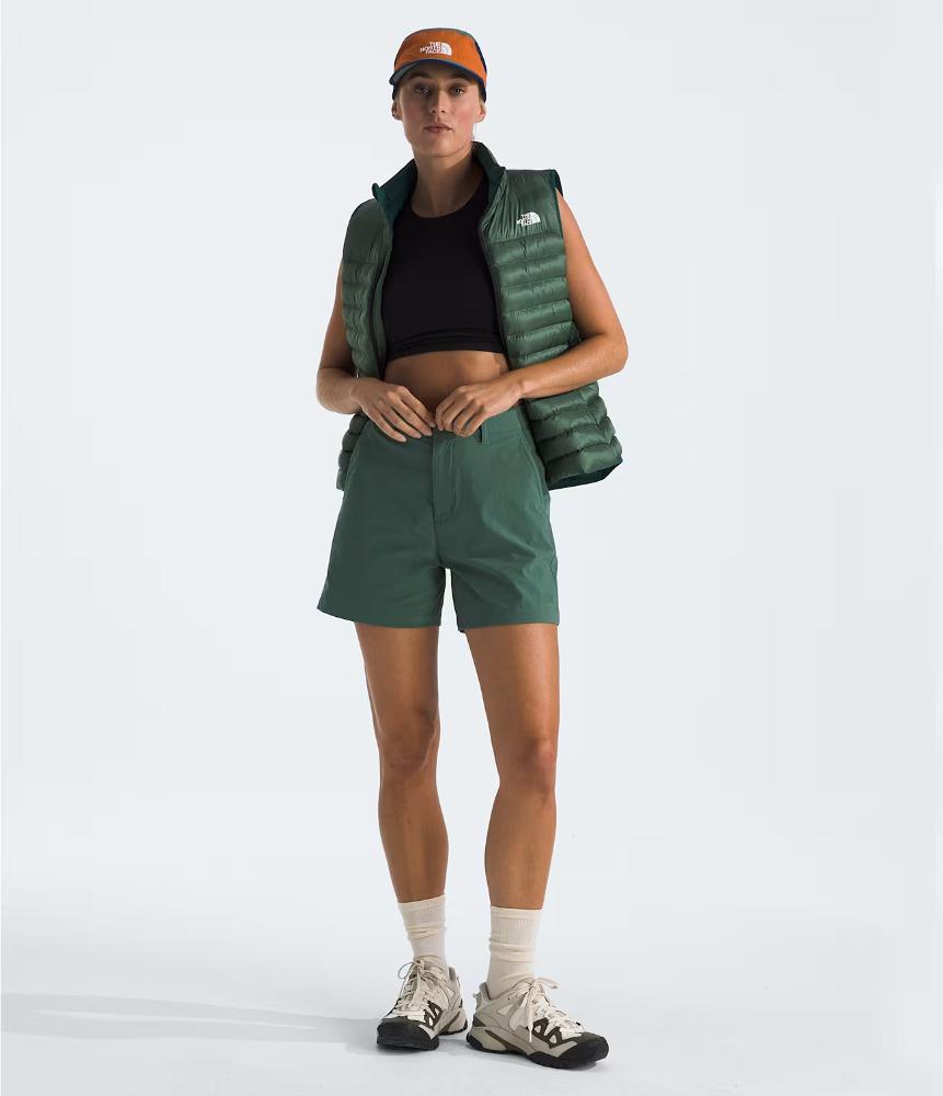 The North Face - Basin Short 5in - Women's - Khaki Stone