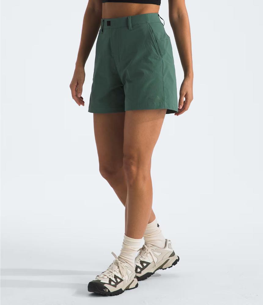 The North Face - Basin Short 5in - Women's - Duck Green