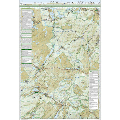 National Geographic - Northville-Lake Placid Trail Map