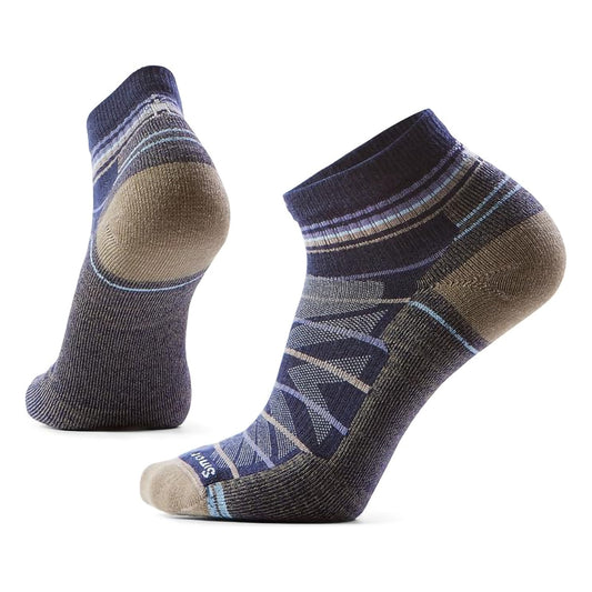 Smartwool - Hike Light Cushion Pattern Ankle Socks - Nightfall Blue
