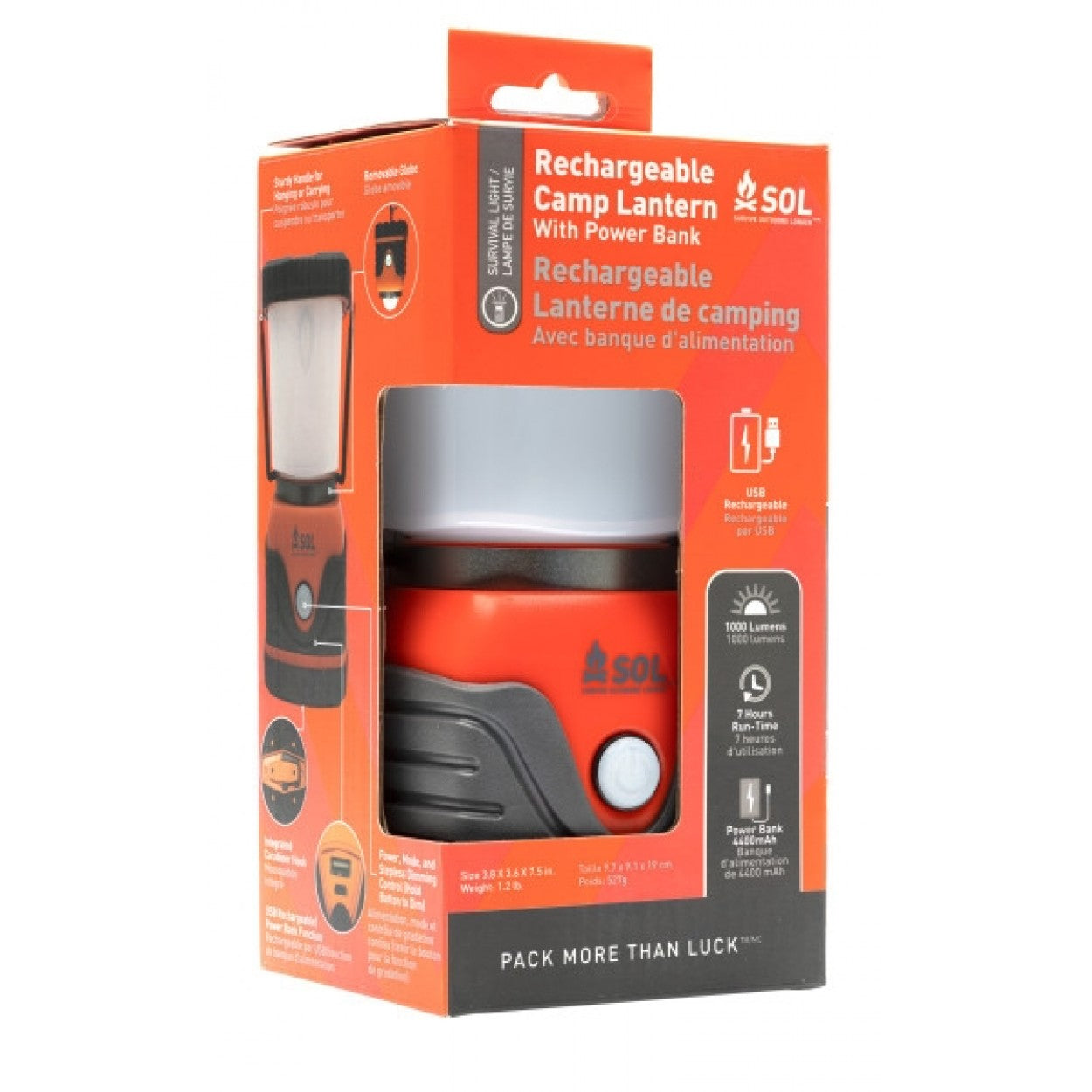 AMK - SOL Camp Lantern Recharge With Power Bank