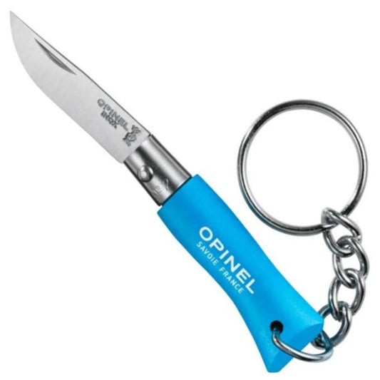 Opinel - No.02 Stainless Steel Pocket Knife - Cyan Blue