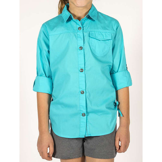 Gramicci - No-Squito Convertible Long Sleeve Shirt - Girl's - Turquoise