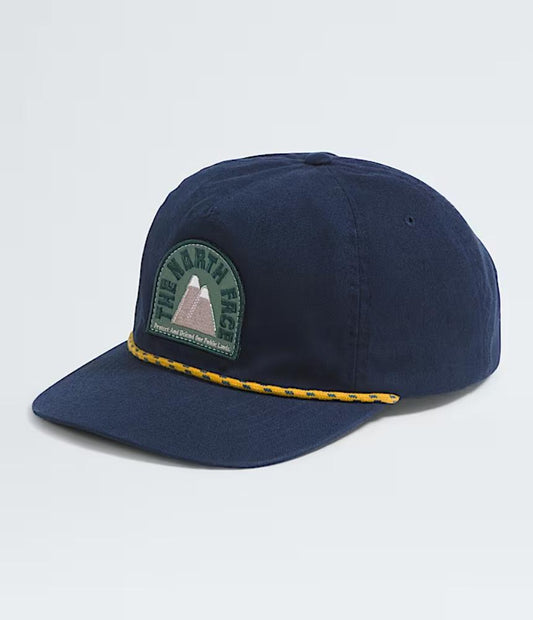 The North Face - Norm 5-Panel Hat - Summit Navy/Turmeric/Public Lands Patch