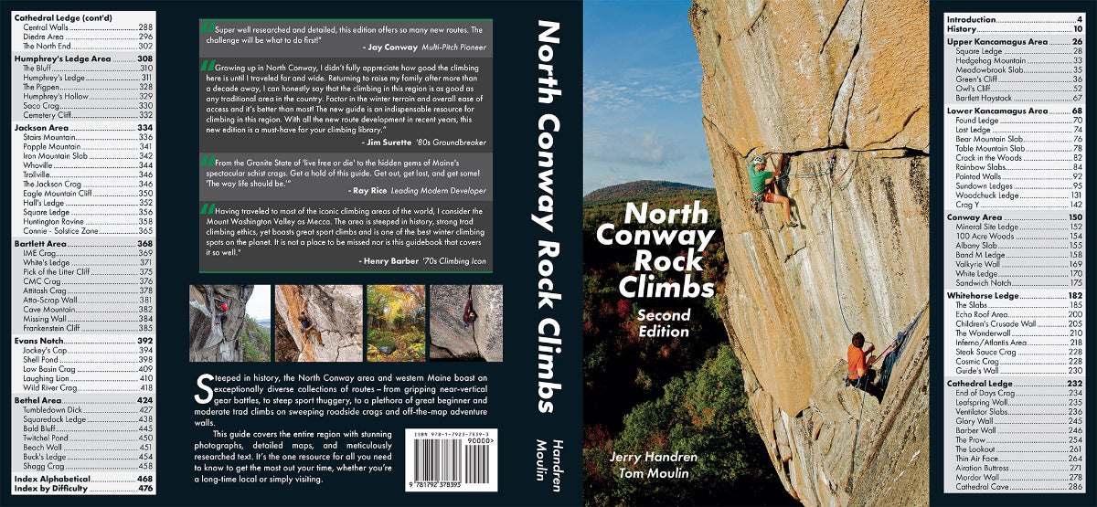 Handbook Publishing - North Conway Rock Climbs 2nd Edition