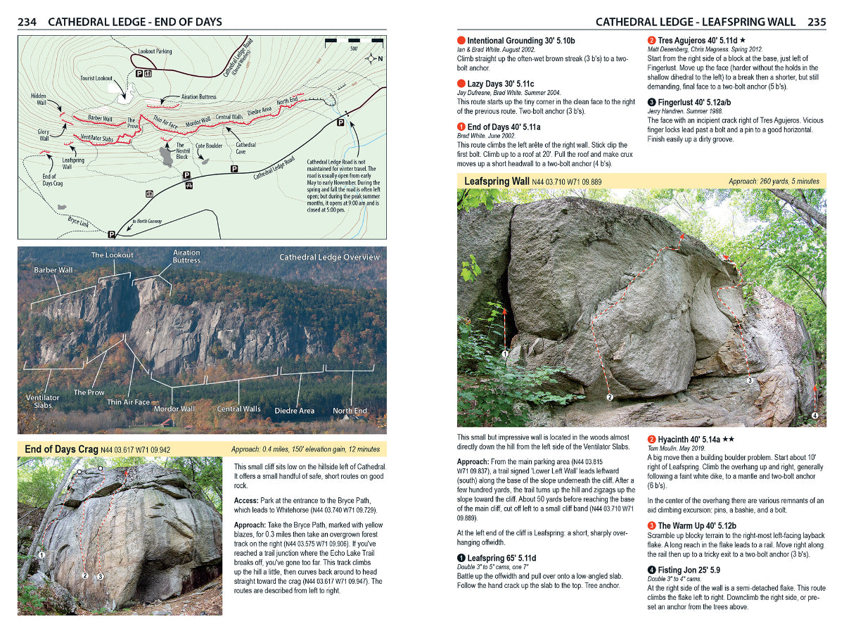 Handbook Publishing - North Conway Rock Climbs 2nd Edition