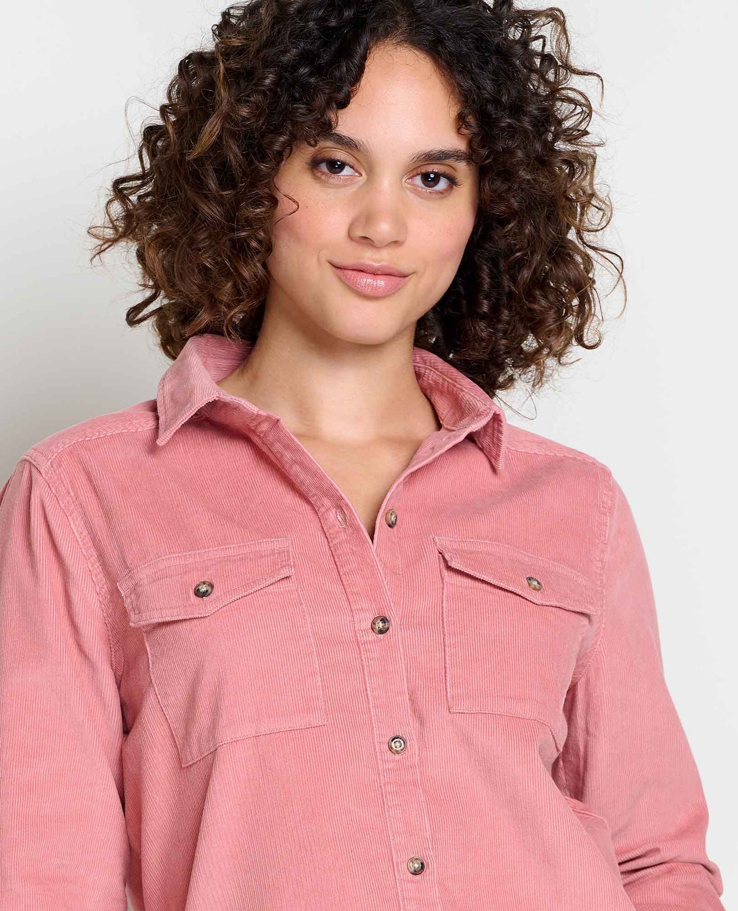 Toad and Co - Scouter Cord Long Sleeve Shirt - Women's - Rose