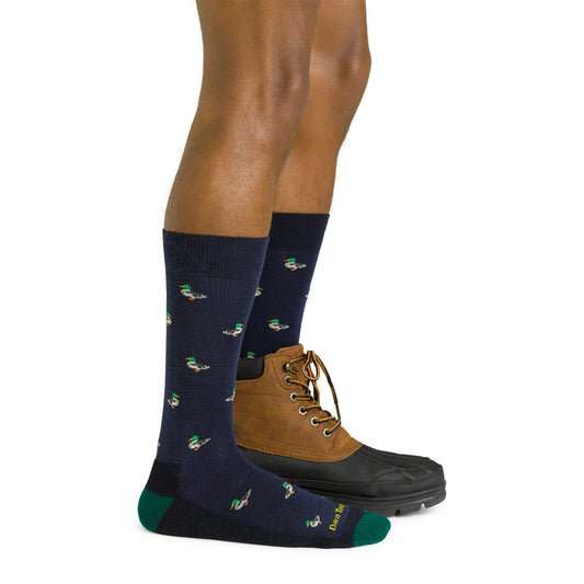 Darn Tough - Duck Duck Moose Crew Lightweight With Cushion - Eclipse