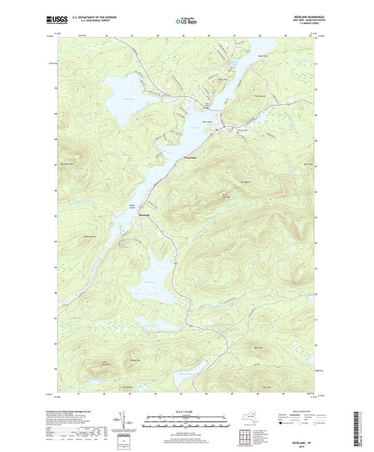 USGS - Deerland NY Map