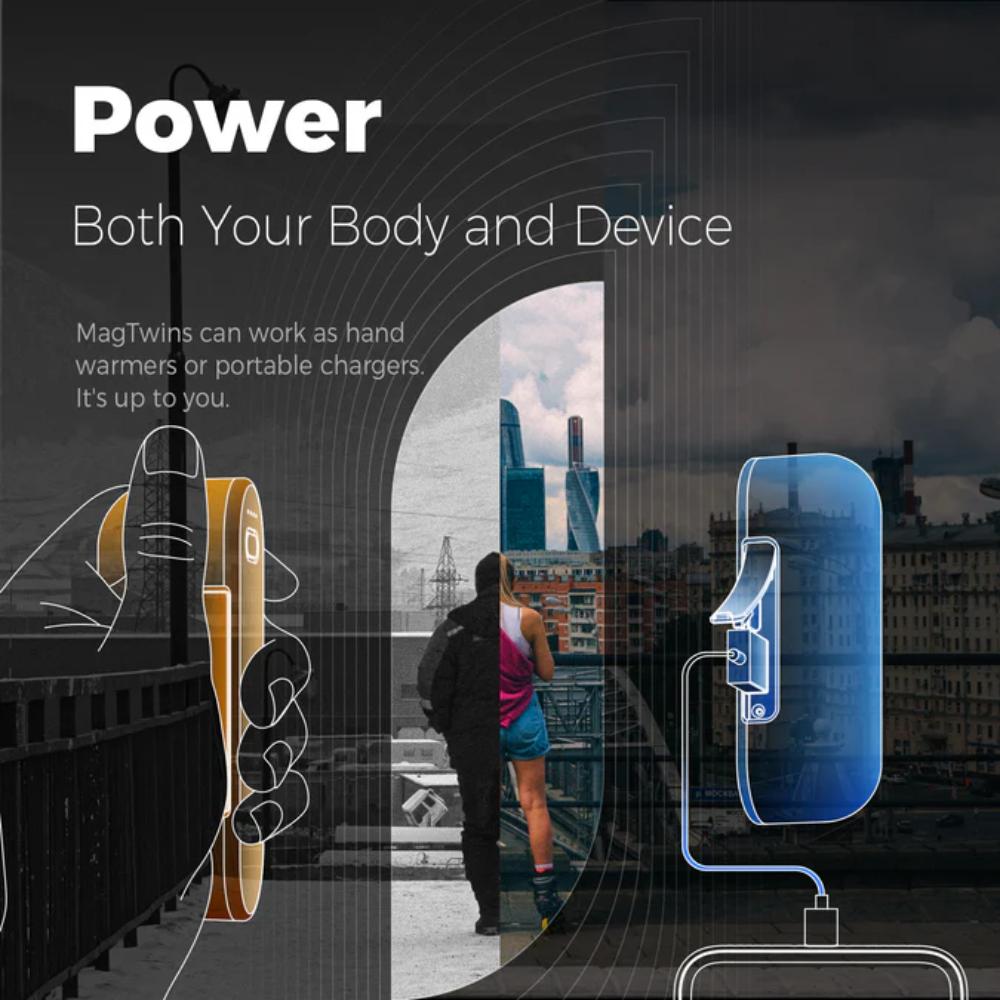 Ocoopa - UT2s Rechargeable Hand Warmer - Grey