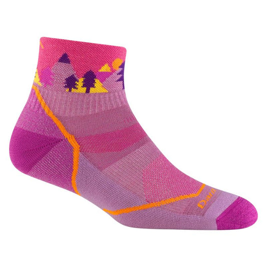 Darn Tough - Quest 1/4 Lightweight Cushion - Kid's - Violet
