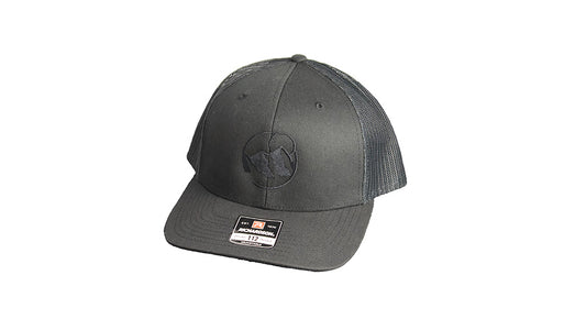 New Duds - OGE Embroidery Trucker - Black/Black