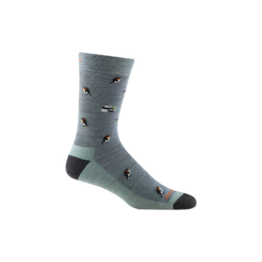 Darn Tough - Panda-Monium Crew Lightweight With Cushion - Seafoam