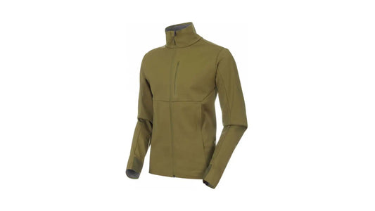 Mammut - Ultimate V SO Jacket - Men's - Olive-Titanium Melange