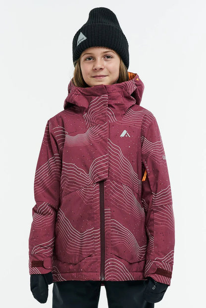 Orage - Lola Jacket Kids' - Shadows Outlines Cherry
