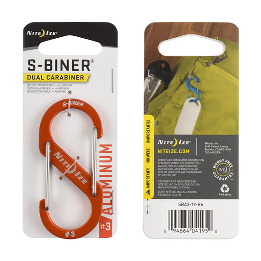 Nite Ize - S-Biner Aluminum Dual Carabiner - Orange