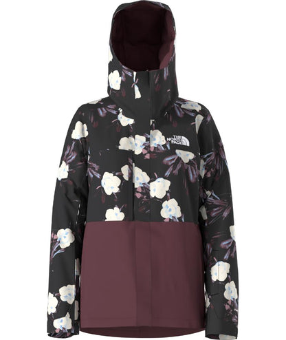 The North Face - Freedom Insulated Jacket - Women's - TNF Black Winter Flowers Print/Alpine Plum