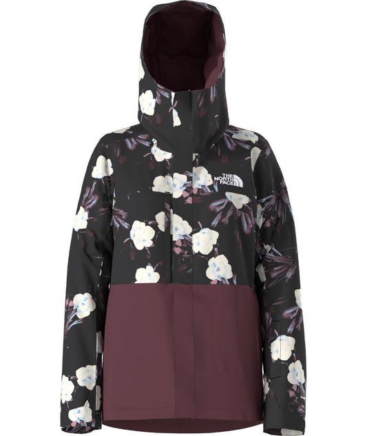 The North Face - Freedom Insulated Jacket - Women's - TNF Black Winter Flowers Print/Alpine Plum