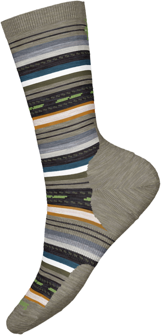 Smartwool - Everyday Margarita Crew Socks - Unisex - Fossil
