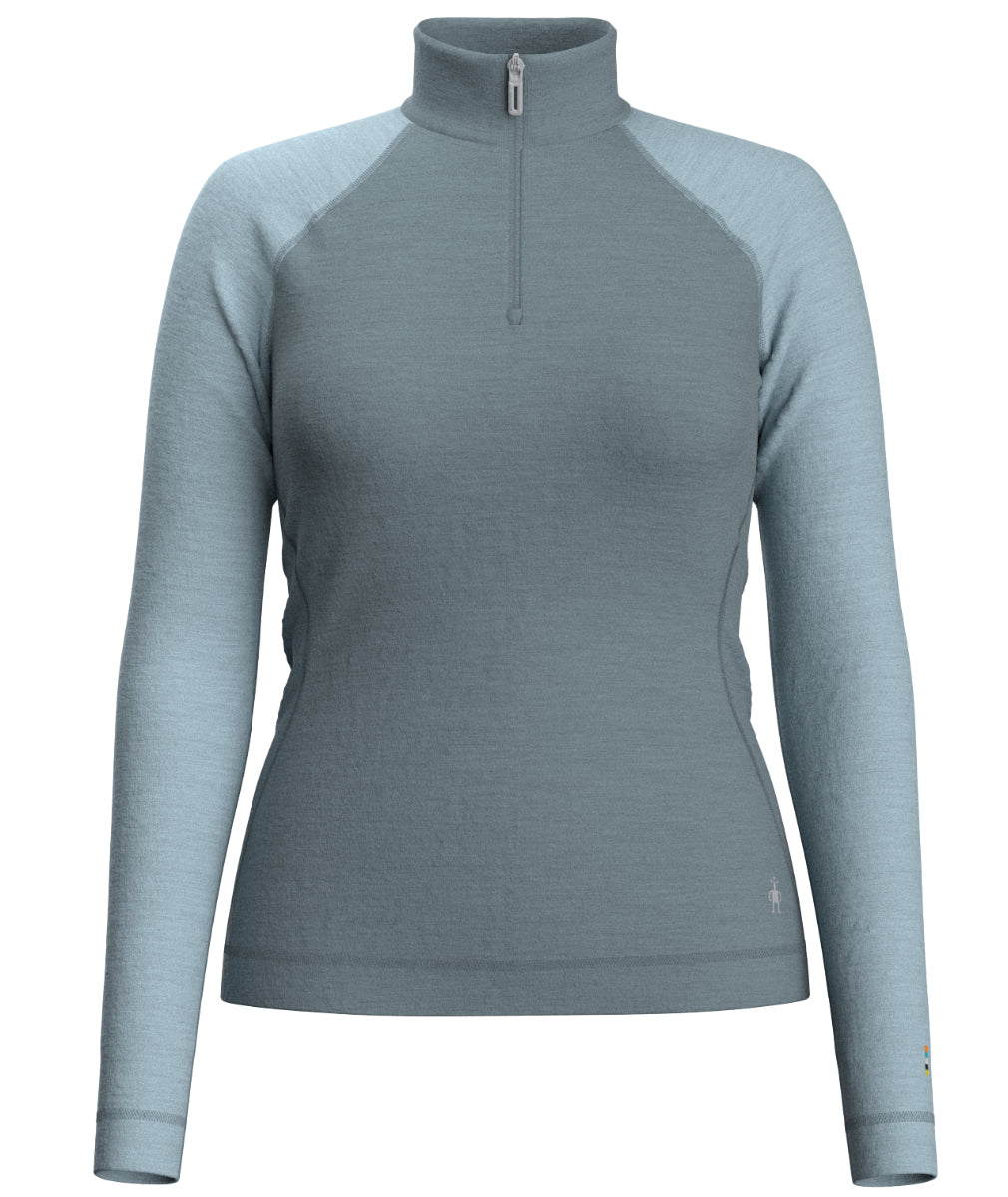 Smartwool - Womens Merino 250 Baselayer 1/4 Zip - Pecan Brown Heather