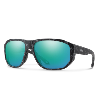 Smith - Outrigger - Matte Ash Marble; ChromaPop Polarized Opal Mirror