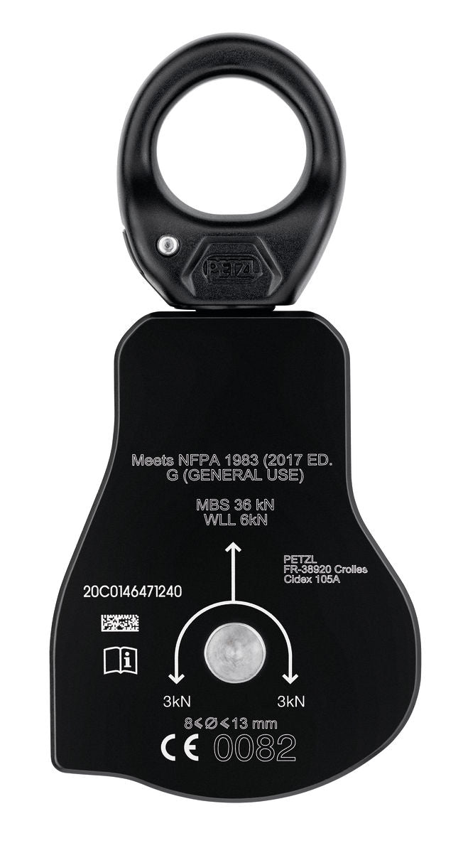 Petzl - Spin L1D Pulley - Yellow