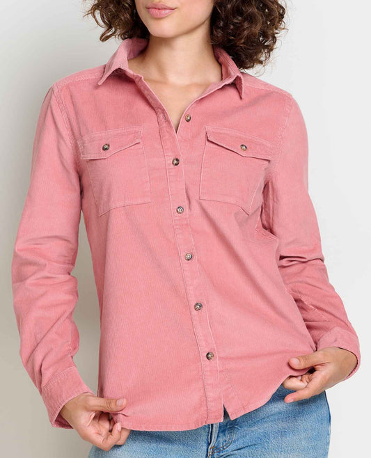 Toad and Co - Scouter Cord Long Sleeve Shirt - Women's - Rose