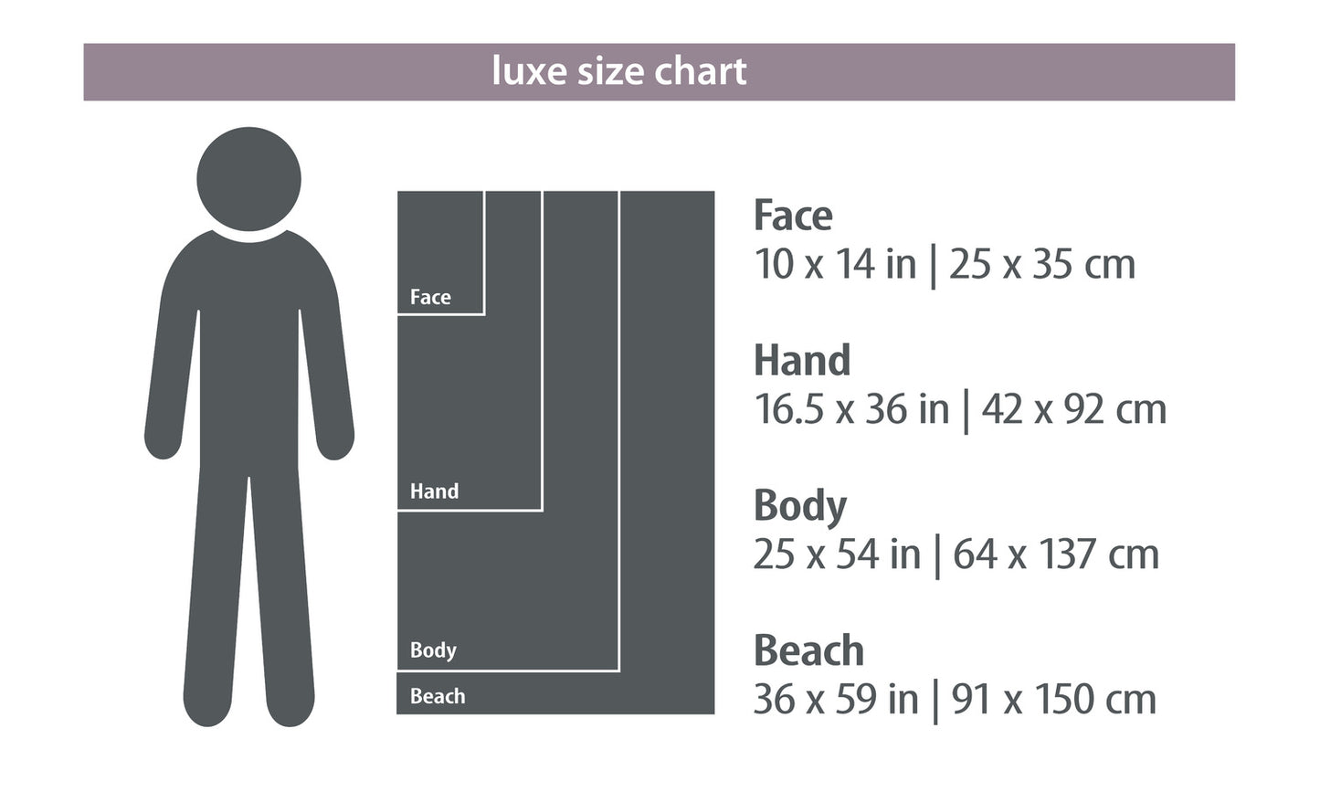 PackTowl - Luxe Towel - Lake Blue