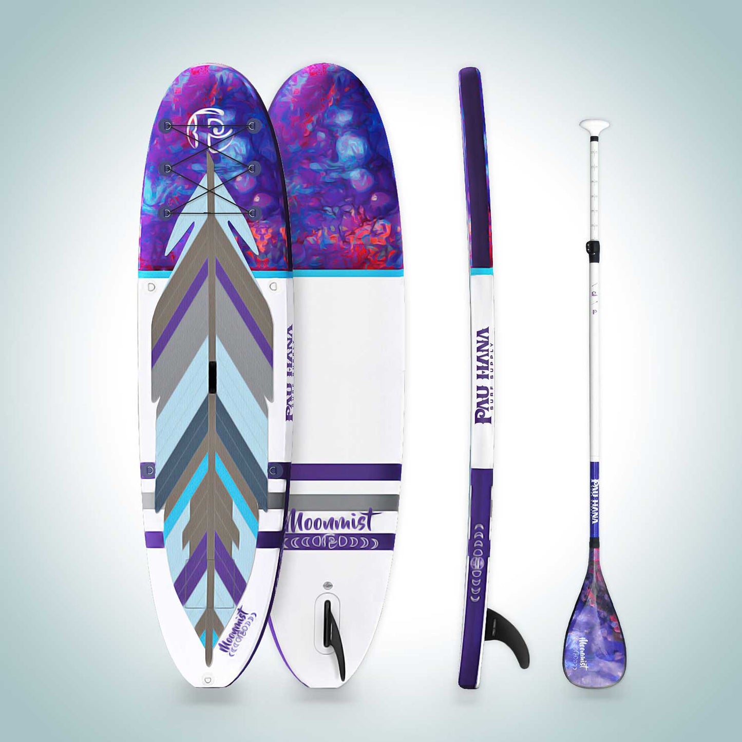 Pau Hana - Demo Moon Mist Air TPU 32" 10'0" - Cosmic Feather