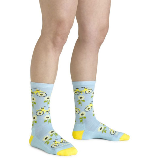 Darn Tough - Sun Pedal Crew Lightweight Cushion - Women's - Lavender