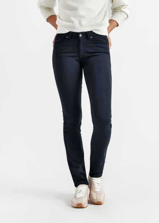 Duer - Women's No Sweat Pant Slim Straight - Navy
