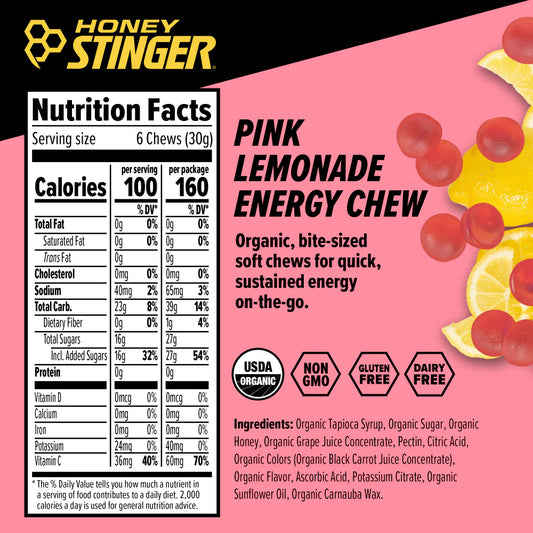 Honey Stinger - Organic Energy Chews - Cherry