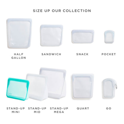 Stasher - Stand-Up Bag Mini - Clear