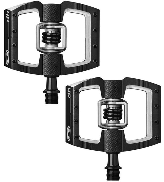 Crank Brothers - Mallet DH Bike Pedals - Black/Black Spring