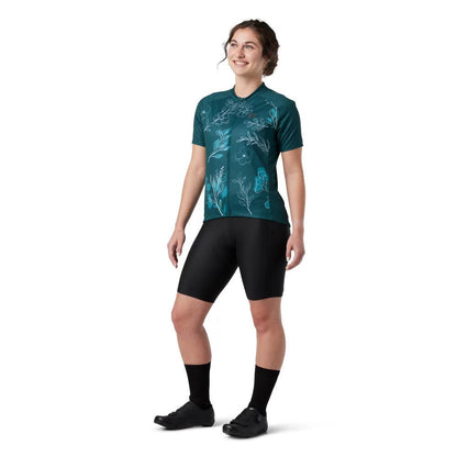 Pearl Izumi - Classic Jersey - Women's - Dark Violet/Gold Wildflower