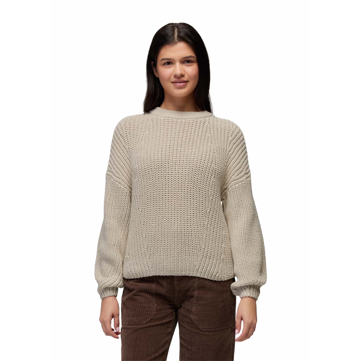 Prana - Sunday River Crewneck Sweater - Beach Pebble