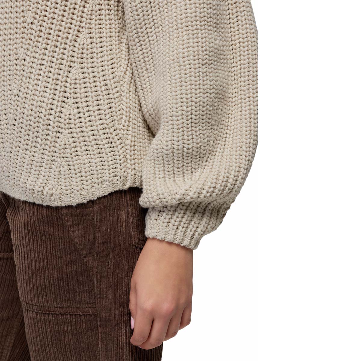 Prana - Sunday River Crewneck Sweater - Beach Pebble