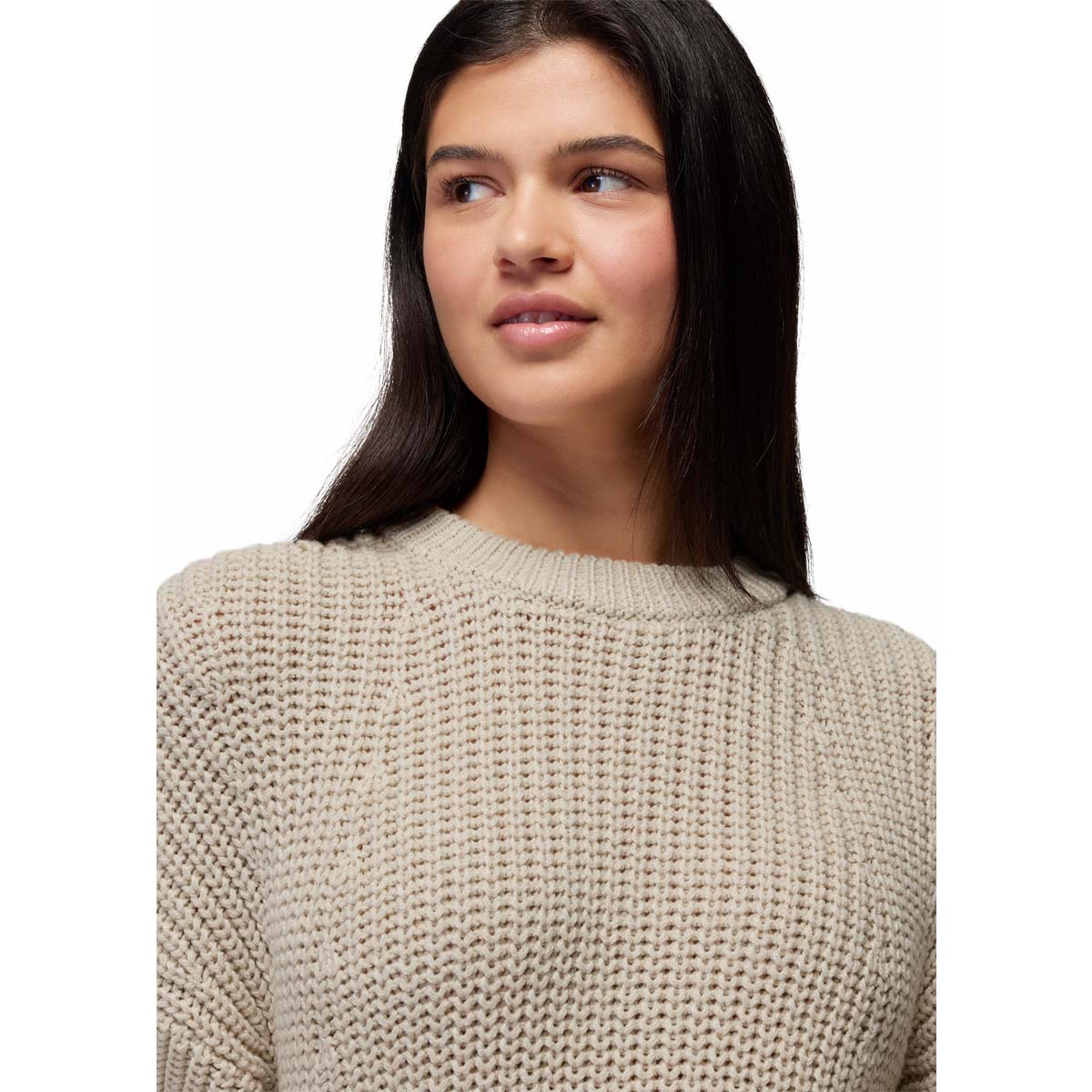 Prana - Sunday River Crewneck Sweater - Beach Pebble