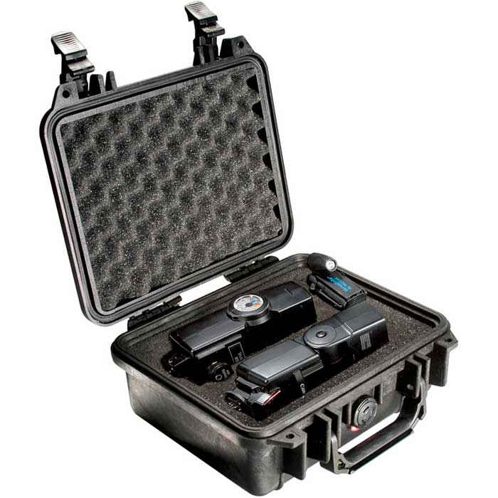 Pelican - 1200 Water Tight Hard Case - Black