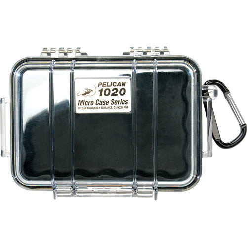Pelican - 1020 Micro Case - Black/Clear