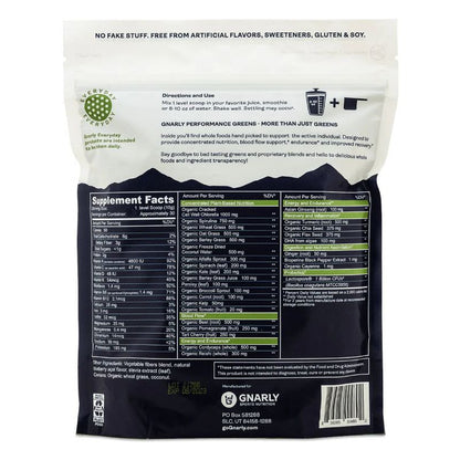 Gnarly Nutrition - Gnarly Performance Greens - Blueberry Acai