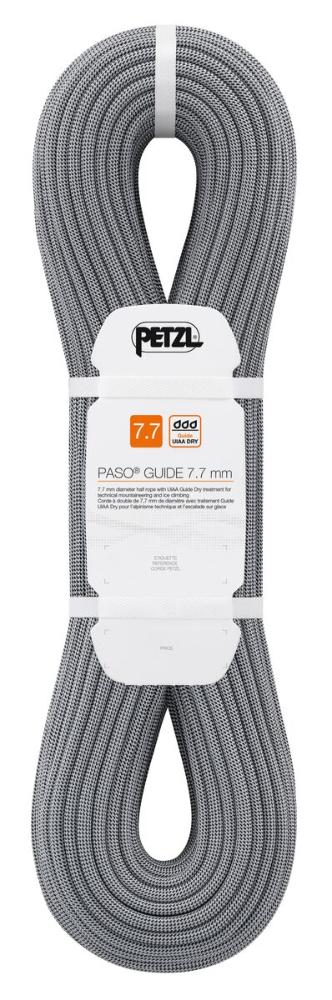 Petzl - 7.7 Paso Guide Dry Rope - Gray