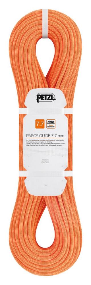 Petzl - 7.7 Paso Guide Dry Rope - Orange