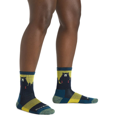 Darn Tough - Bear Town Micro Crew Lightweight with Cushion - Aqua
